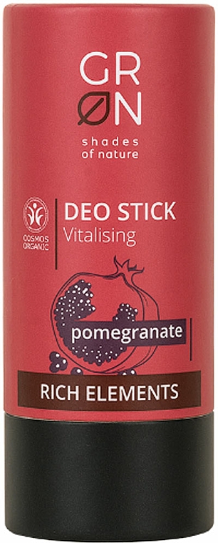 Vitalisierender Deostick mit Granatapfelextrakt - GRN Rich Elements Pomegranate Deo Stick — Bild N1