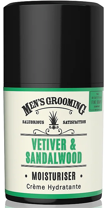 Feuchtigkeitsspendende Gesichtscreme für Männer mit Vetiver- und Sandelholzduft - Scottish Fine Soaps Vetiver & Sandalwood Moisturiser — Bild N1