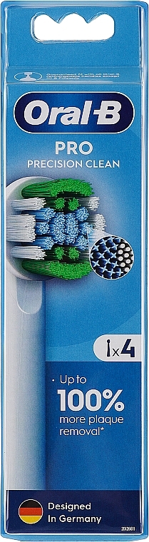 Austauschbare Zahnbürstenköpfe für elektrische Zahnbürste 4 St. - Oral-B Pro Precision Clean — Bild N1