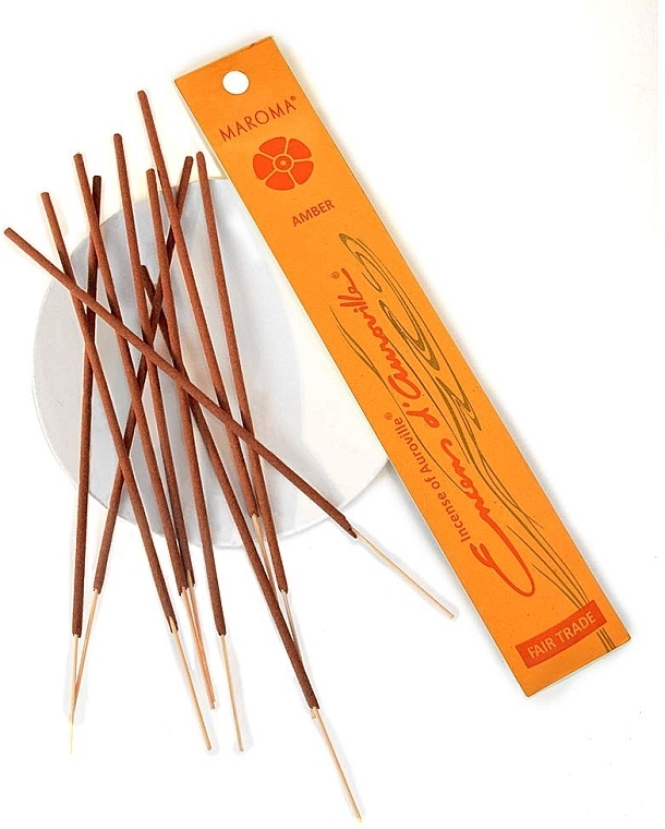 Räucherstäbchen Bernstein - Maroma Encens d'Auroville Stick Incense Amber — Bild N1