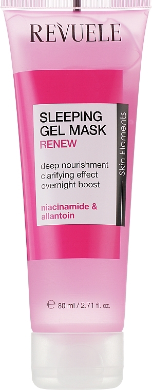 Revitalisierende Gel-Gesichtsmaske für die Nacht - Revuele Sleeping Gel Mask Renew — Bild N1