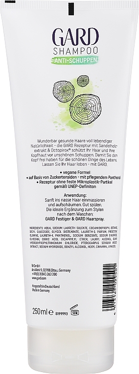 Schutzshampoo gegen Schuppen - GARD Protecting The Scalp Shampoo — Bild N2