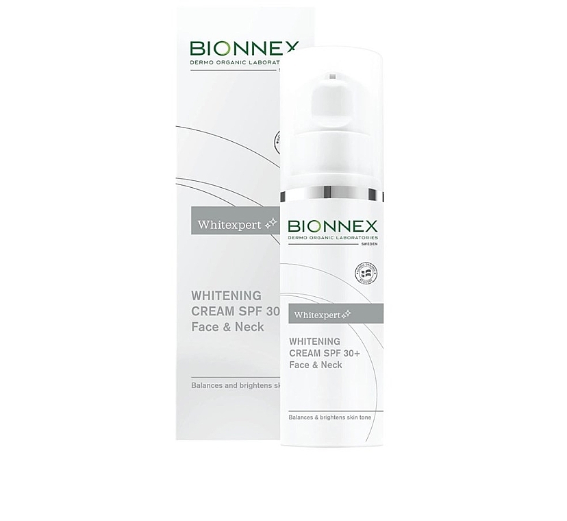 Creme gegen Pigmentflecken für das Gesicht - Bionnex Whitexpert Whitening Cream SPF 30 — Bild N1