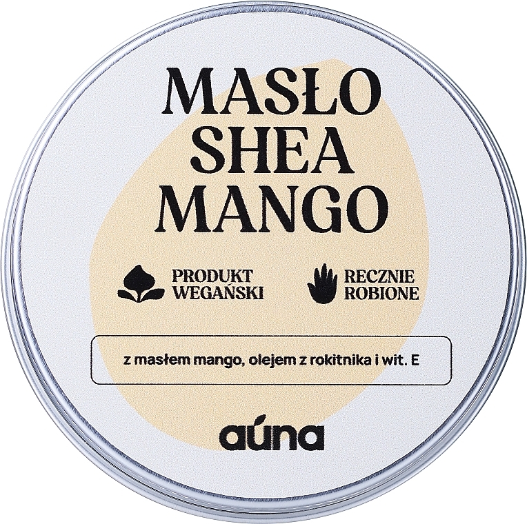 Sheabutter mit Mangosamenbutter für Körper und Gesicht - Auna Shea Mango Butter — Bild N1