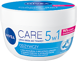 5in1 Pflegende Gesichts- und Körpercreme - NIVEA Care Nourishing Light Cream — Bild N1