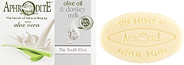 Düfte, Parfümerie und Kosmetik Olivenseife mit Eselsmilch und Aloe-Vera-Aroma - Aphrodite Advanced Olive Oil & Donkey Milk