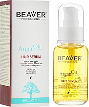 Düfte, Parfümerie und Kosmetik Pflegendes und regenerierendes Haarerum mit Arganöl - Beaver Professional Argan Oil Hair Serum