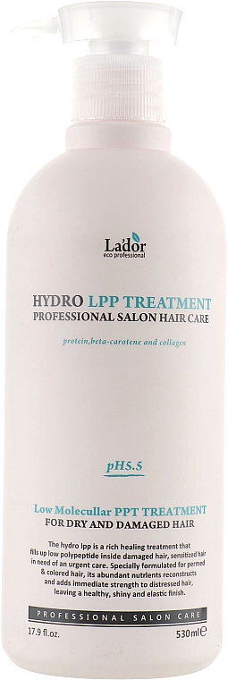 Proteinmaske für trockenes und strapaziertes Haar - La'dor Eco Hydro LPP Treatment — Bild N3
