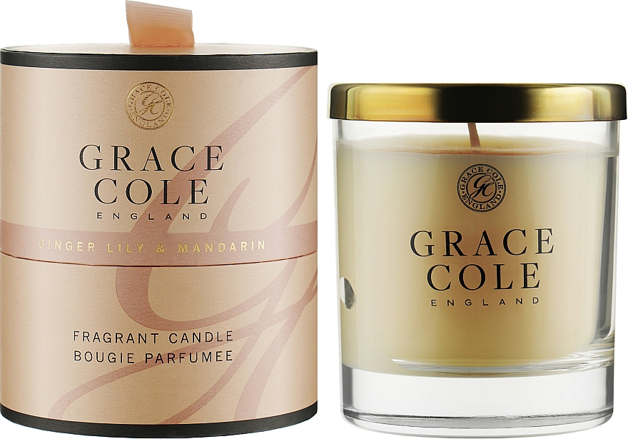 Duftkerze - Grace Cole Boutique Ginger Lily & Mandarin Fragrant Candle — Bild N3
