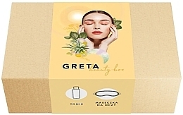 Düfte, Parfümerie und Kosmetik Olivia Plum Greta Beauty Box (Gesichtstoner 100ml + Augenmaske 1 St.)  - Set
