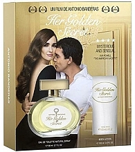 Düfte, Parfümerie und Kosmetik Antonio Banderas Her Golden Secret - Duftset (Eau de Toilette 80ml + Körperlotion 75ml)