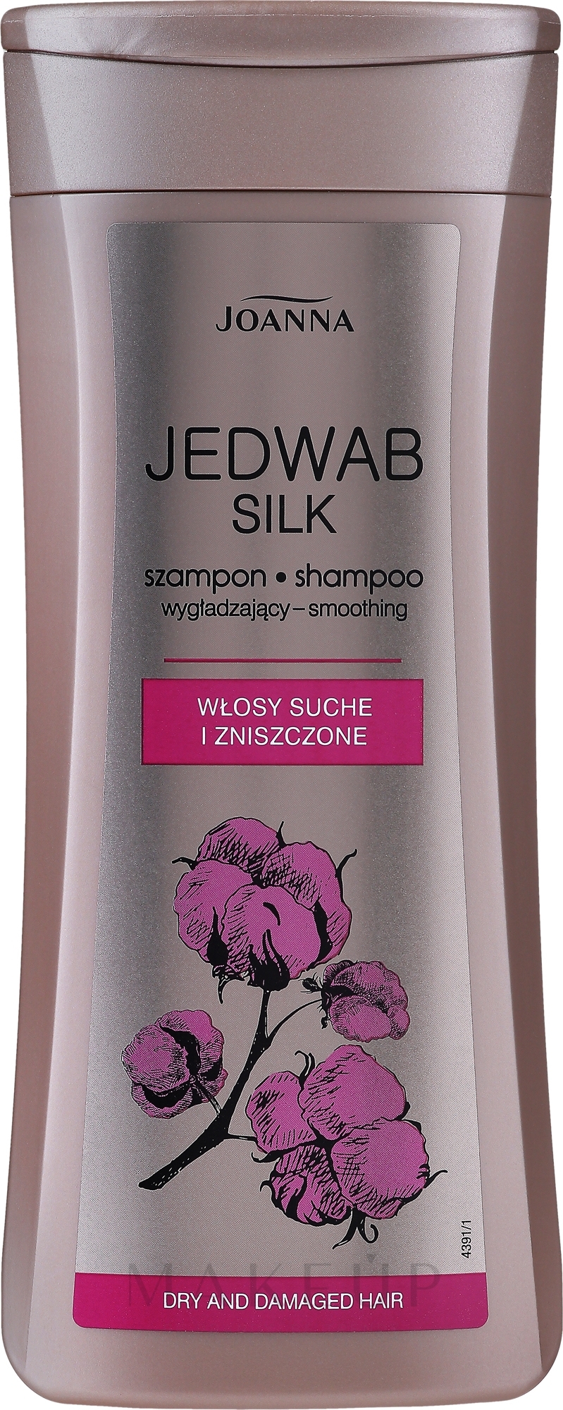 Glättendes Shampoo für trockenes und strapaziertes Haar - Joanna Jedwab Silk Smoothing Shampoo — Foto 200 ml