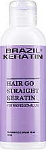 Düfte, Parfümerie und Kosmetik Luxuspflege für glattes Haar mit Keratin - Brazil Keratin Hair Go Straight