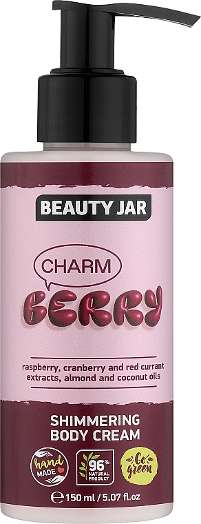Schimmernde Körpercreme Charm Berry  - Beauty Jar Body Cream  — Bild N1