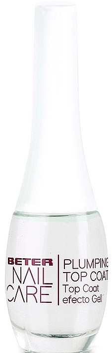 Top-Nagellack mit Gel-Effekt - Beter Nail Care Top Coat Gel Effect  — Bild N1