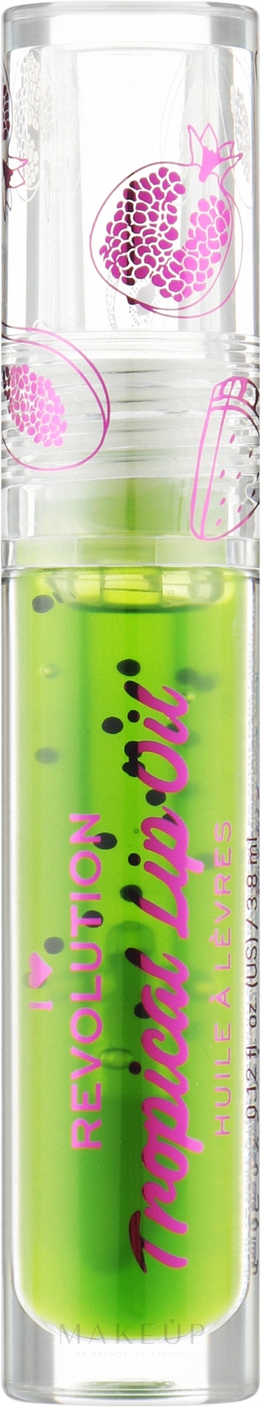 Tropisches Lippenöl Kiwi - I Heart Revolution Tasty Tropical Lip Oil Kiwi — Bild 3.8 ml