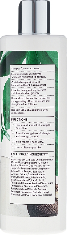 Shampoo gegen Haarausfall - Vis Plantis Herbal Vital Care Shampoo Fenugreek Horsetail+Black Radish — Foto N4
