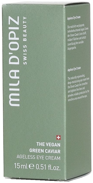 Augencreme - Mila D’Opiz The Vegan Green Caviar Ageless Eye Cream — Bild N2