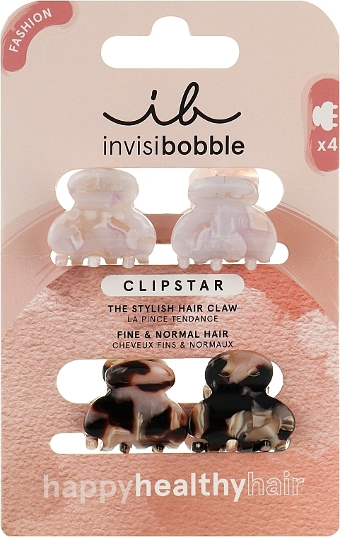 Haarspange-Set Petit Four 4 St. - Invisibobble Clipstar The Stylish Hair Claw  — Bild N1