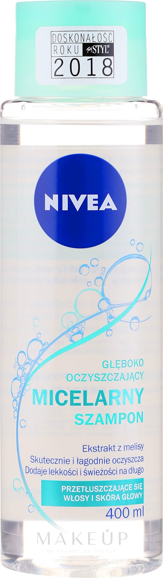 Mizellenshampoo zur Tiefenreinigung der Kopfhaut - Nivea Micellar Shampoo — Foto 400 ml