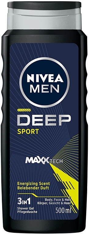 3in1 Duschgel - NIVEA MEN Deep Sport  — Bild N1