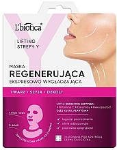 Düfte, Parfümerie und Kosmetik Regenerierende Gesichtsmaske - L'biotica Lifting Strefy Y 