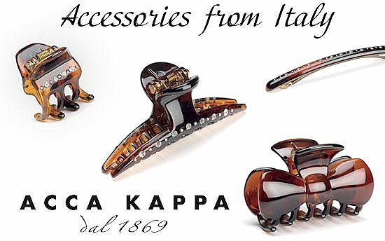 Haarkrebs Krabbe schwarz mittel - Acca Kappa Hair Clips — Bild N2