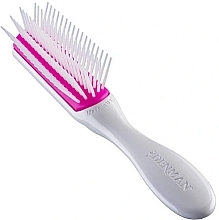 Düfte, Parfümerie und Kosmetik Haarbürste D4 weiß mit rosa - Denman Large 9 Row Kyoto Cherry Blossom Styling Brush