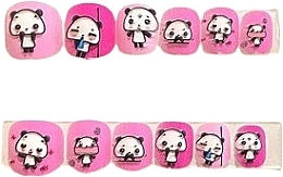 Selbstklebende 3D-Nägel für Kinder 981 Panda 12 St. - Deni Carte Tipsy Kids — Bild N2