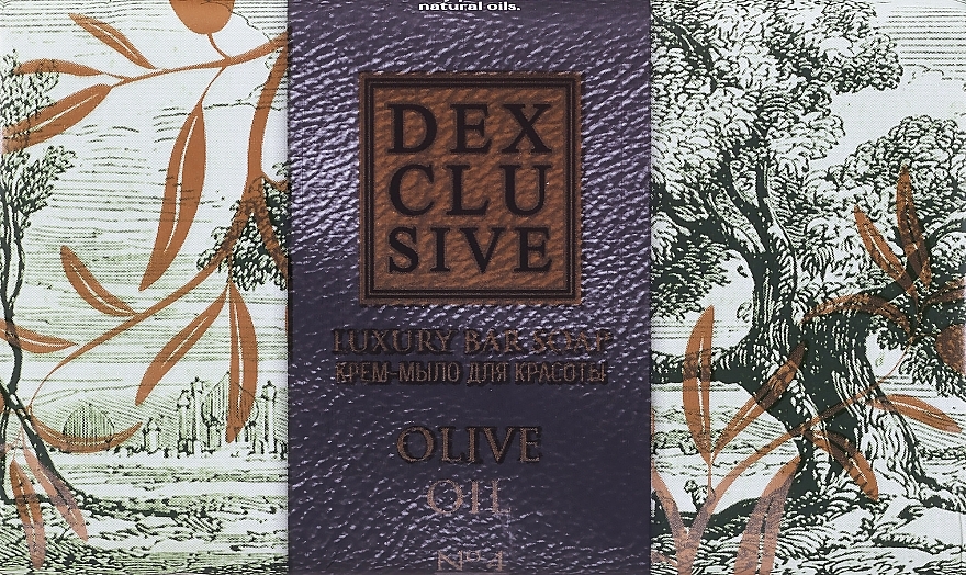 Creme-Seife mit Olivenöl und Zedernholz  - Dexclusive Creamy Beaty Soap Olive Oil №4  — Bild N1