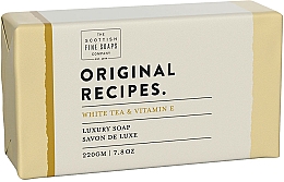 Luxuriöse Seife mit weißem Tee und Vitamin E - Scottish Fine Soaps Original Recipes White Tea & Vitamin E Luxury Soap Bar — Bild N1