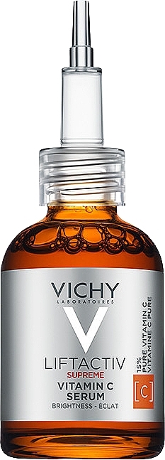 Anti-Aging Gesichtsserum mit 15% purem Vitamin C, Vitamin E, Pycnogenol und Hyaluronsäure - Vichy Liftactiv Supreme Vitamin C Serum — Bild N1