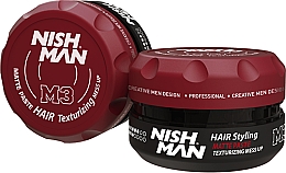 Düfte, Parfümerie und Kosmetik Mattierende Haarstylingpaste - Nishman Hair Styling Matte Paste M3