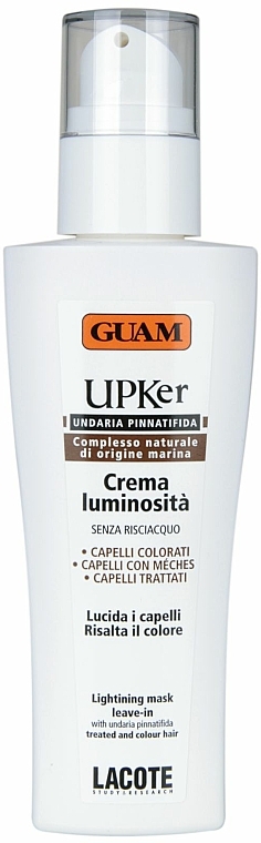 Creme für gefärbtes und gebleichtes Haar Multivitamin - Guam UPKer Glossing Cream Shine Enhancing — Bild N2