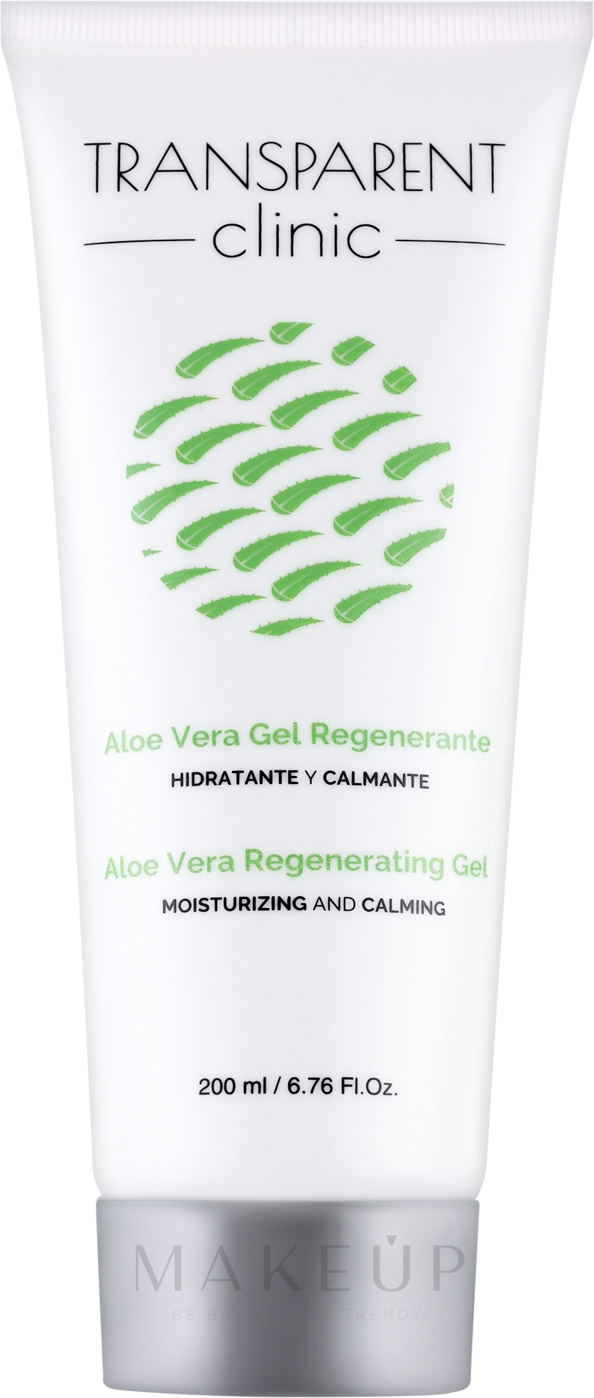 Körpergel - Transparent Clinic Aloe Vera Regeneranting Gel — Bild 200 ml