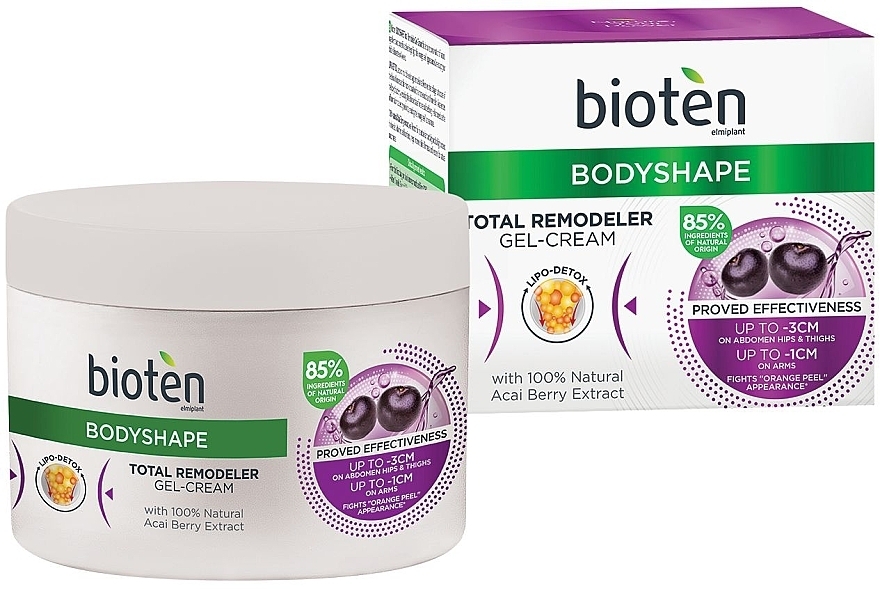Anti-Cellulite-Creme-Gel - Bioten BodyShape Total Remodeling Gel-Cream — Bild N1