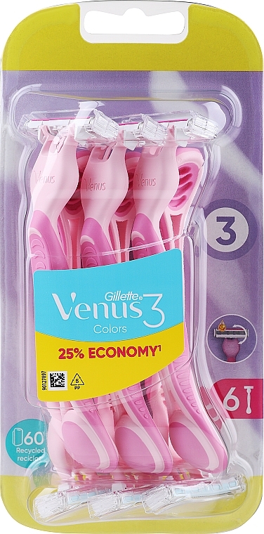 Einwegrasierer - Gillette Simply Venus 3 Pink