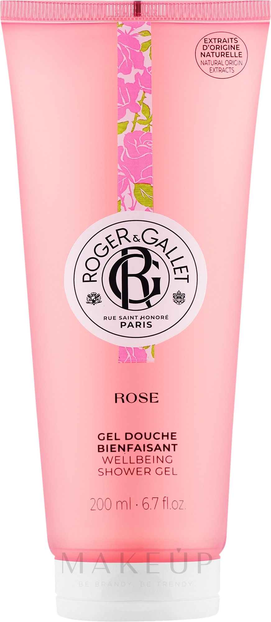 Duschgel Rose - Roger & Gallet Rose Wellbeing Shower Gel — Bild 200 ml