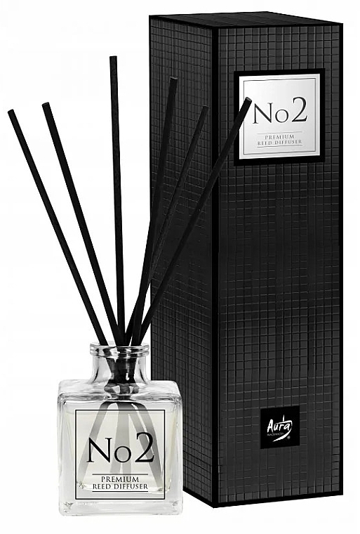 Raumerfrischer Amber- und Patschuliblüte - Bispol Premium No2 Reed Diffuser  — Bild N1