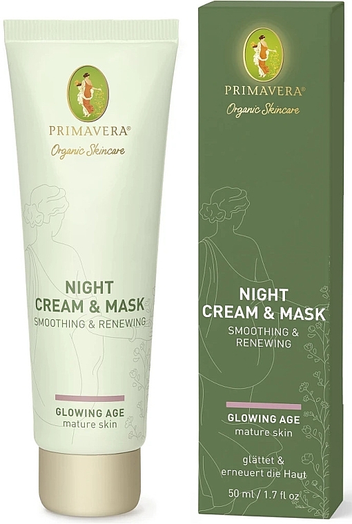 Glättende und erneuernde Crememaske - Primavera Glowing Age Smoothing & Renewing Night Cream & Mask — Bild N1