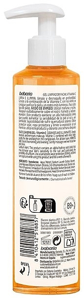 Vitamin C Waschgel - Babaria Hyaluronic Acid Face Cleansing Gel — Bild N2