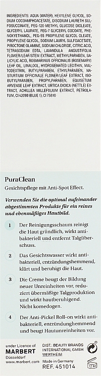 Regulierender Reinigungsschaum gegen Pickel und Mitesser - Marbert Pura Clean Regulating Cleansing Foam — Bild N3