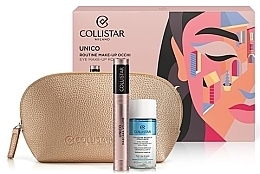 Set - Collistar Unico Mascara Gift Set (Mascara 13ml + Make-up Entferner 35ml + Kosmetiktasche 1 St.)  — Bild N1