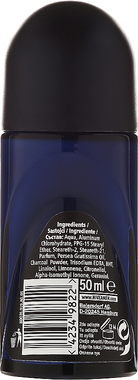 Deo Roll-on Antitranspirant - NIVEA Men Deep Anti-Perspirant — Bild N2