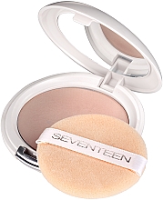 Düfte, Parfümerie und Kosmetik Kompaktes Puder mit Spiegel - Seventeen Natural Silky Compact Powder