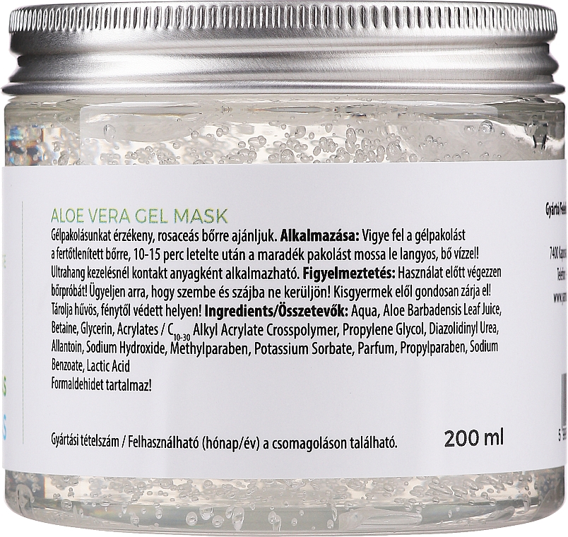 Gelmaske für den Körper mit Aloe Vera - Yamuna Aloe Vera Gel Mask — Bild N2
