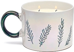 Düfte, Parfümerie und Kosmetik Duftkerze weiß - Paddywax Cypress & Fir White Ceramic Mug Candle