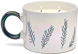 Duftkerze weiß - Paddywax Cypress & Fir White Ceramic Mug Candle — Bild N1