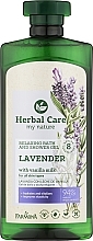 Düfte, Parfümerie und Kosmetik Bademilch mit Lavendel und Vanillemilch - Farmona Herbal Care