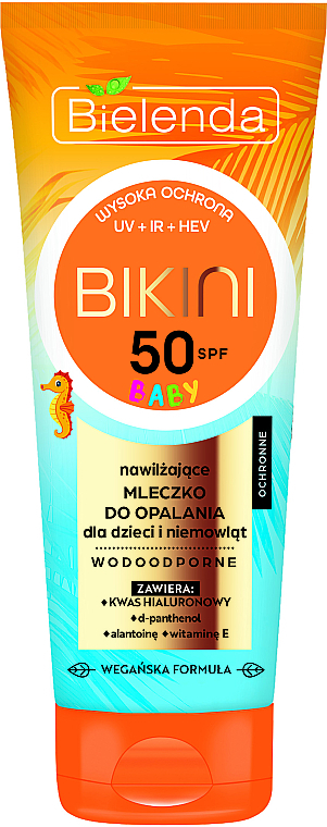 Babyschutzmilch für Kinder und Babys - Bielenda Bikini Baby Body Milk SPF50 — Bild N1
